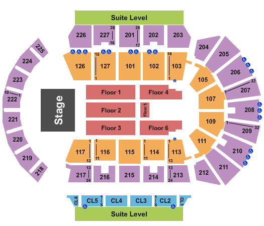 Adventist Health Arena Journey Seating Chart